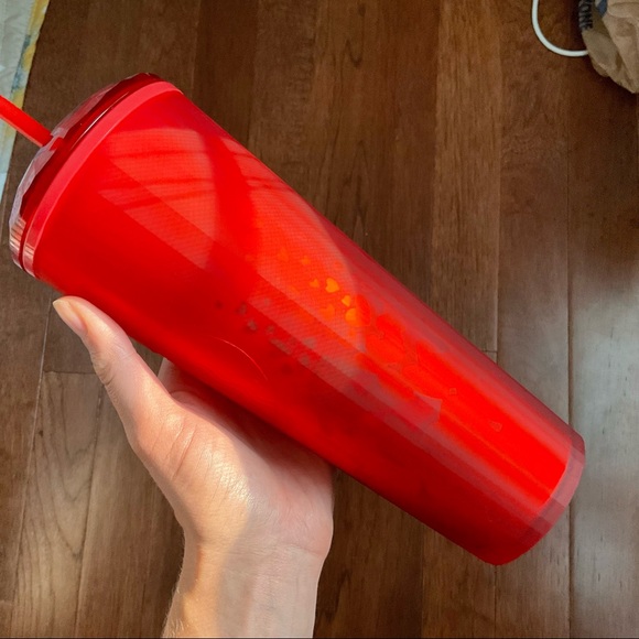 Starbucks Red Heart Dome Tumbler - Picture 3 of 3